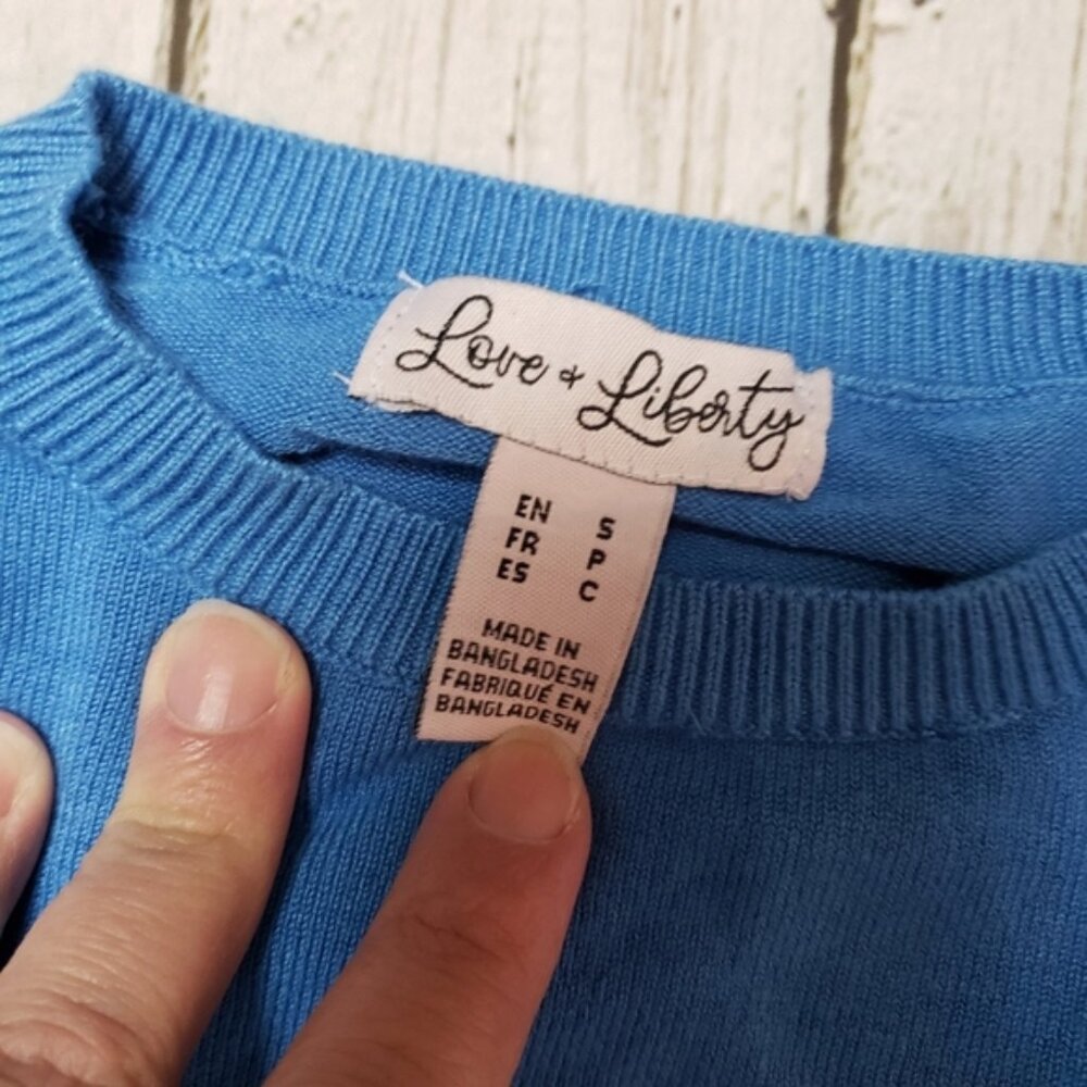 Love & Liberty Knit Crop Sweater - Picture 2 of 9
